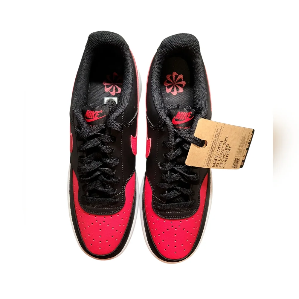 NEW Men's Nike Court Vision Low Next Nature Bred‎